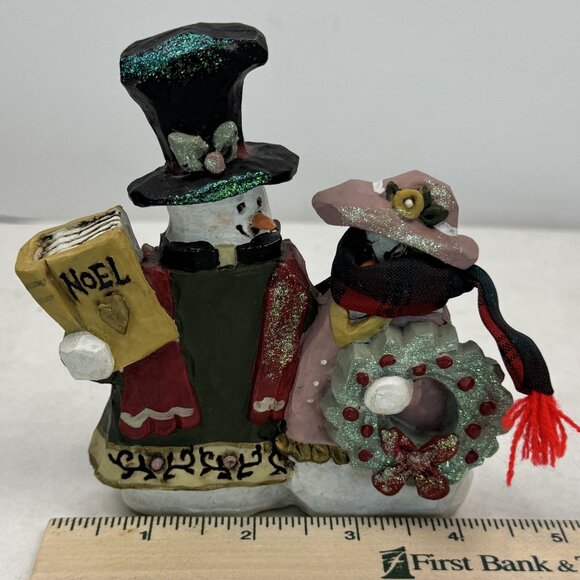 Kurt Adler Snowtown Snow Preacher and His Wife Holiday Figurine Christmas J8772 - Picture 12 of 16